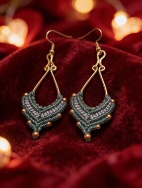 Macrame Earrings - H